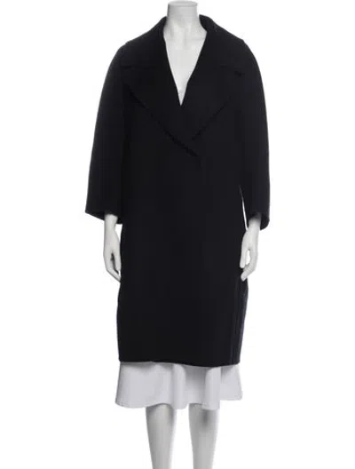 Pre-owned S Max Mara Coat In Blue