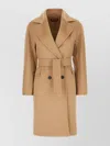 S Max Mara Coat Cashmere Blend Belted Waist