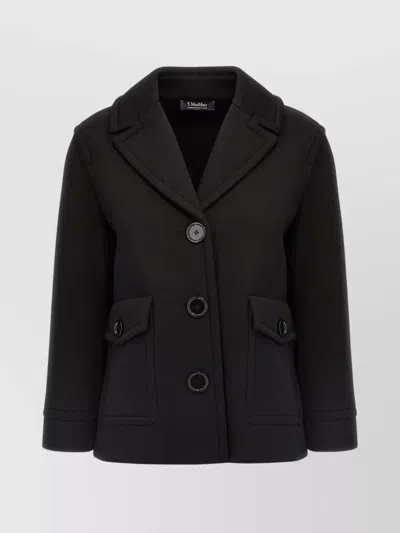S MAX MARA COAT CLASSIC FRONT POCKETS