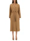 S Max Mara Elisa Coat In Beige