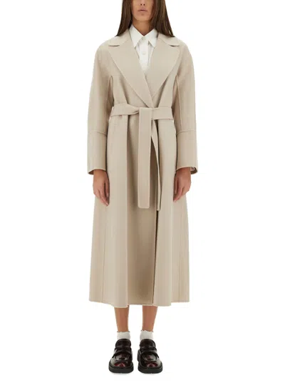 S Max Mara Women's Amore - Wool And Cashmere Dressing Gown Coat In Ice