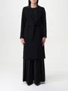 's Max Mara Belted Long Coat In Black