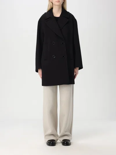 's Max Mara Coat  Woman Color Black In 黑色