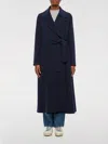 's Max Mara S Max Mara Women Paolore Coat With Belt In Blue