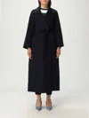 S Max Mara Coat ' Woman Color Blue In Black