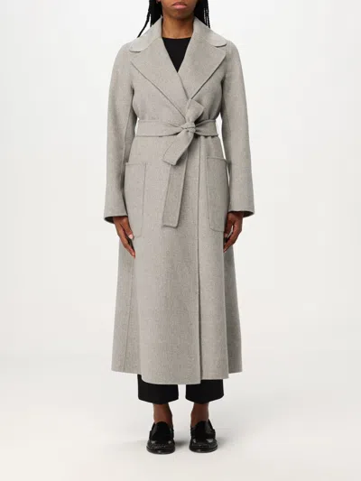 's Max Mara Belted Long-sleeved Coat In Camel