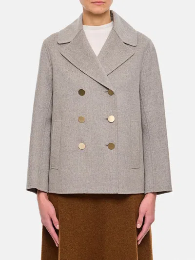 'S MAX MARA COAT 'S MAX MARA WOMAN COLOR GREY,G52593020