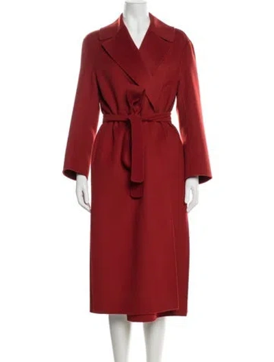Pre-owned S Max Mara Coat In Red