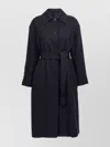 's Max Mara Coat With Belted Waist And Collar