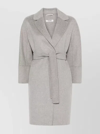 'S MAX MARA COAT WOOL BELTED WAIST