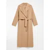 's Max Mara Womens S Max Mara Livia Notched-lapel Brushed Wool Coat