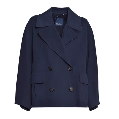 S Max Mara Coats In Blue