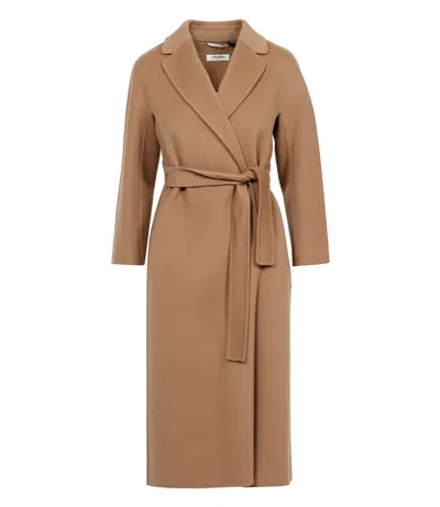 S Max Mara Coats Camel In Brown