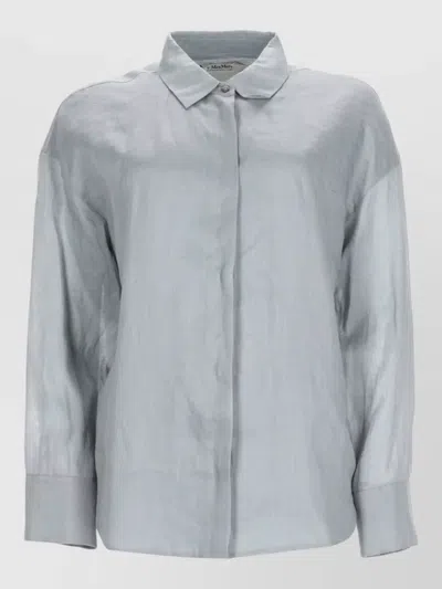S Max Mara Camicia Abbraccio In Blue