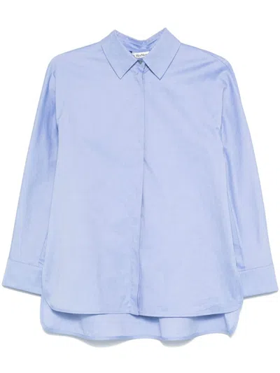 S Max Mara Conero Shirt In Blue