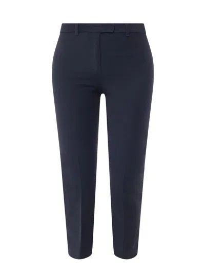 's Max Mara Cotton Blend Trouser In Blue
