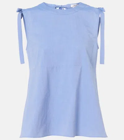 'S MAX MARA COTTON CANVAS TOP