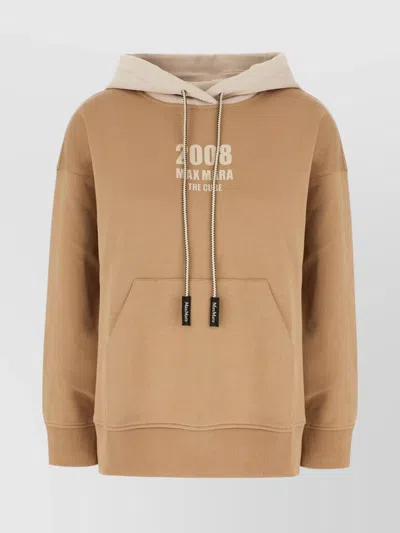 's Max Mara Cotton Hooded Sweatshirt Kangaroo Pocket