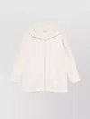 S Max Mara Cotton Jersey Sweatshirt With Hood And Kimono Sleeves