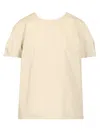 's Max Mara Cotton Poplin Blouse Shirts Beige