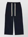 S Max Mara Smmargento Drawstring Trousers In Blue