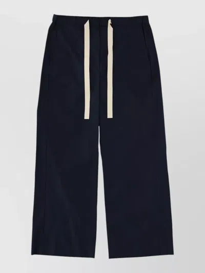 S MAX MARA COTTON SILVER LOUNGE PANTS