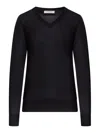 's Max Mara Midnight Blue Wool Idoneo Sweater In Black
