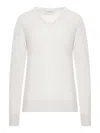 S Max Mara Cotton Sweater In Neutral