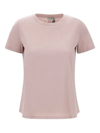 's Max Mara Cotton T-shirt In Rosa Antico