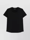 S Max Mara Crew Neck Lightweight Top With Short Sleeves