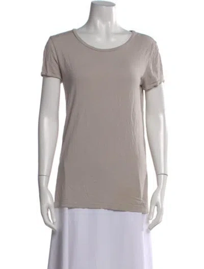Pre-owned 's Max Mara Crew Neck Short Sleeve T-shirt In Grey