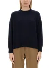 S Max Mara Irlanda Wool And Cashmere Sweater In Blu
