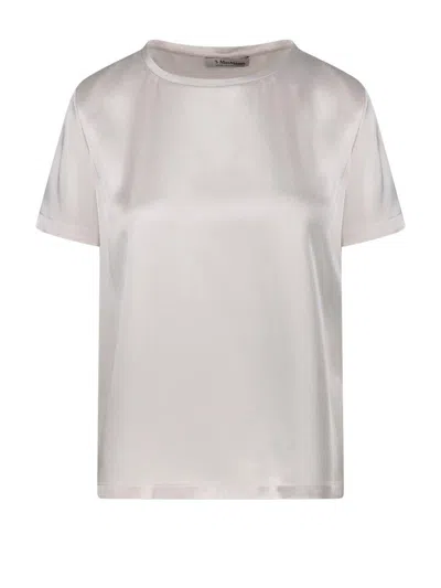 's Max Mara Crewneck Short-sleeved T-shirt In Ivory