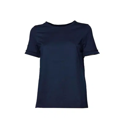 's Max Mara Crewneck Short-sleeved T-shirt In Blu