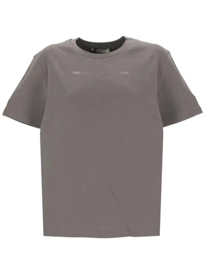 's Max Mara Crewneck Short-sleeved T-shirt In Grey