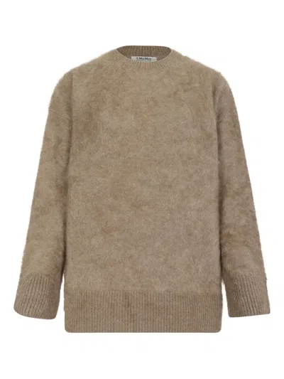 's Max Mara Crew-neck Sweater In Brown
