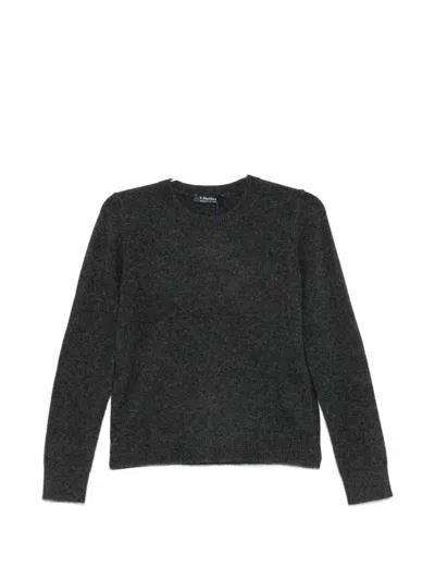 S Max Mara Crew-neck Sweater In Gray