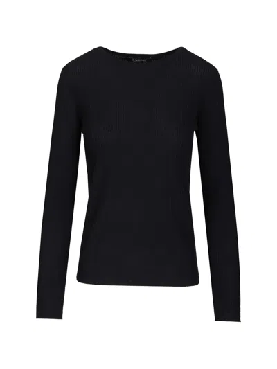 's Max Mara Crew-neck T-shirt In Black
