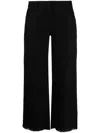 S Max Mara Black Linen Blend Cervia Pant In Black