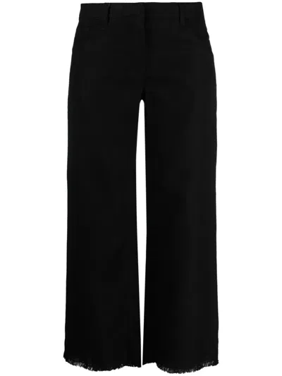 S Max Mara Black Linen Blend Cervia Pant