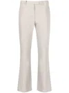 S Max Mara Cropped Slim-cut Trousers In Neutrals