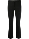 's Max Mara Cropped Straight-leg Trousers In Black