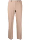 's Max Mara Cropped Straight-leg Trousers In Neutrals