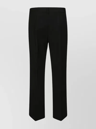 's Max Mara Cropped Trousers Featuring Belt Loops In Black