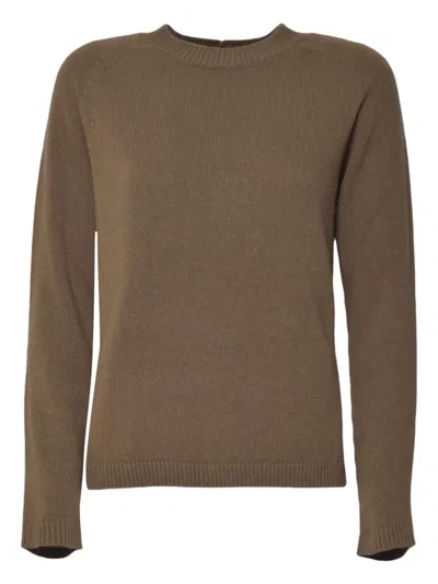 S Max Mara Damasco Jumper In Brown