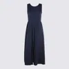 's Max Mara Ussita Cotton Poplin Midi Dress In Blue