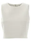 's Max Mara Dazzy Cropped Top In Gray