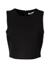 Shop 's Max Mara Dazzy Sleeveless Tank Top In Nero
