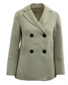 's Max Mara Dea Jacket In White Wool In Beige
