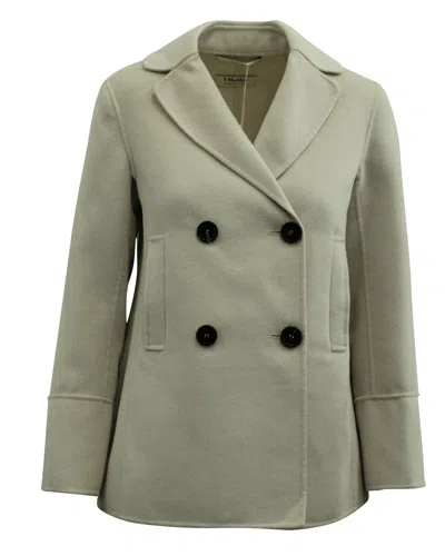 's Max Mara Dea Jacket In White Wool In Beige
